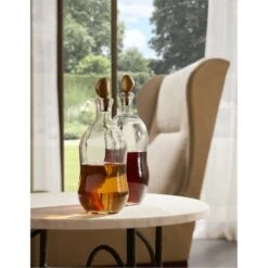 Stavros Set Of 2 Decorative Bottle-Canister By Arteriors Home -Home Accessories Sales Arteriors Home 6957 F22 MON VERT