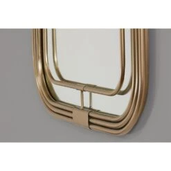 Decorative Rectangle Wall Mirror In Aged Brass Decorative Mirrors By Capital Lighting Fixture Company -Home Accessories Sales Capital Lighting Fixture Company 730201MM Detail