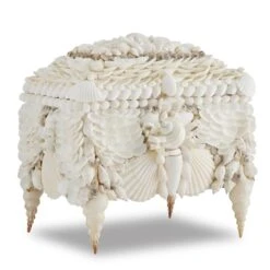 Boardwalk White Shell Jewelry By Currey And Company