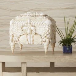 Boardwalk White Shell Jewelry By Currey And Company 11 Boardwalk White Shell Jewelry By Currey And Company -Home Accessories Sales Currey and Company 1200 0612 LS 01