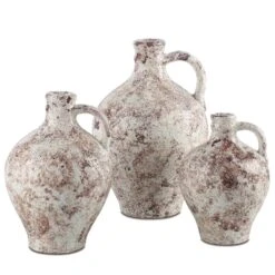 Marne Demijohn Set Of 3 Vase-Urn By Currey And Company