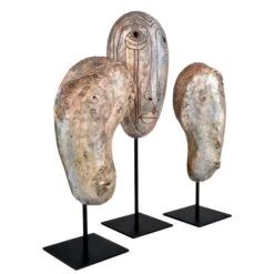 Glazed Maska Sculpture By Currey And Company -Home Accessories Sales Currey and Company 1200 0725 2