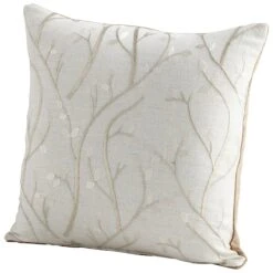 Stem The Flow Decorative Pillow By Cyan Designs