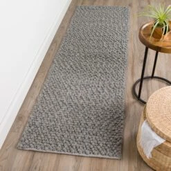 Gorbea GR1 Runner Rug By Dalyn Rug Company -Home Accessories Sales Dalyn Rug Company GR1 Pewter 2x8 2