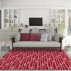 Harbor Ha7 Area Rug By Dalyn Rug Company -Home Accessories Sales Dalyn Rug Company HA7 Red lifestyle1