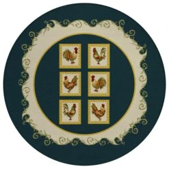 Kendall Ke4 Area Rug By Dalyn Rug Company -Home Accessories Sales Dalyn Rug Company KE4 Black Round main