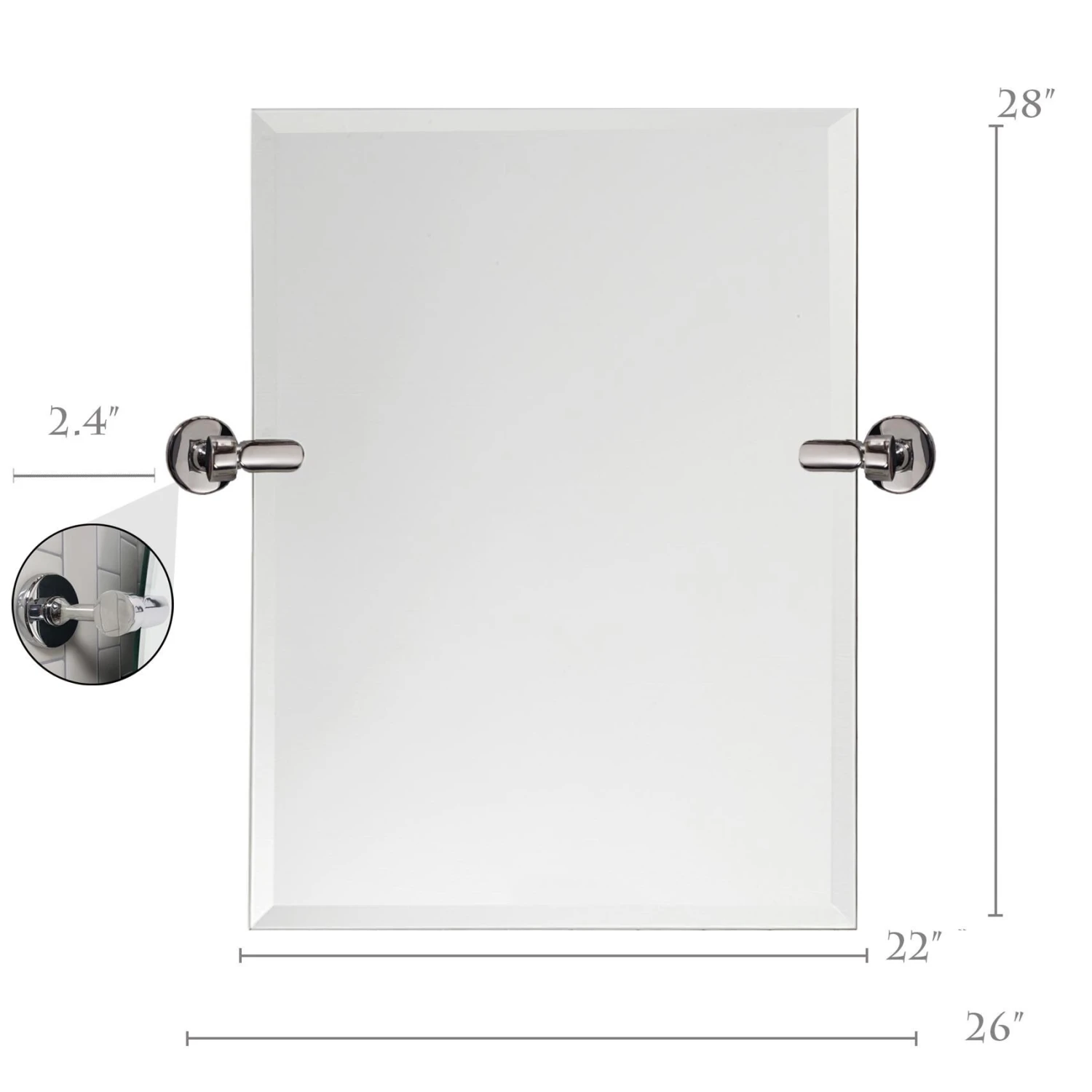 Taraz Bathroom Mirrors By Decor Wonderland 6 Taraz Bathroom Mirrors By Decor Wonderland - Image 6