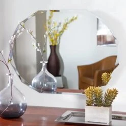 Ascher Bevel Bathroom Mirrors By Decor Wonderland -Home Accessories Sales Decor Wonderland ssm8002d1kpix