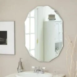 Ascher Bevel Bathroom Mirrors By Decor Wonderland -Home Accessories Sales Decor Wonderland ssm8002e