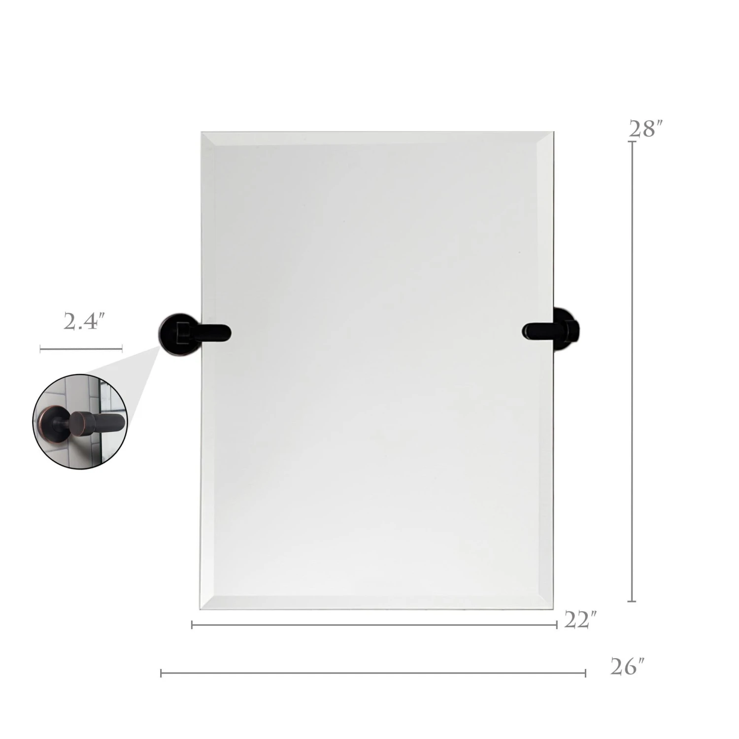 Taraz Bathroom Mirrors By Decor Wonderland 11 Taraz Bathroom Mirrors By Decor Wonderland - Image 11