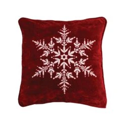 Snowflake Decorative Pillow By ELK Home