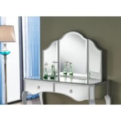 Contempo Make Up Mirror By Elegant Decor 12 Contempo Make Up Mirror By Elegant Decor -Home Accessories Sales Elegant Decor MF6 1042S 6