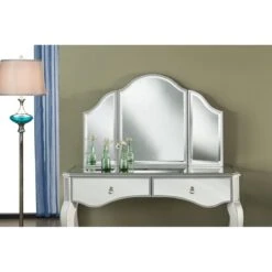 Contempo Make Up Mirror By Elegant Decor 13 Contempo Make Up Mirror By Elegant Decor -Home Accessories Sales Elegant Decor MF6 1042S 7