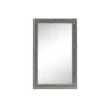Rectangular Mirror 48x30 Inch In Chevron Wall Mirror By Elegant Decor