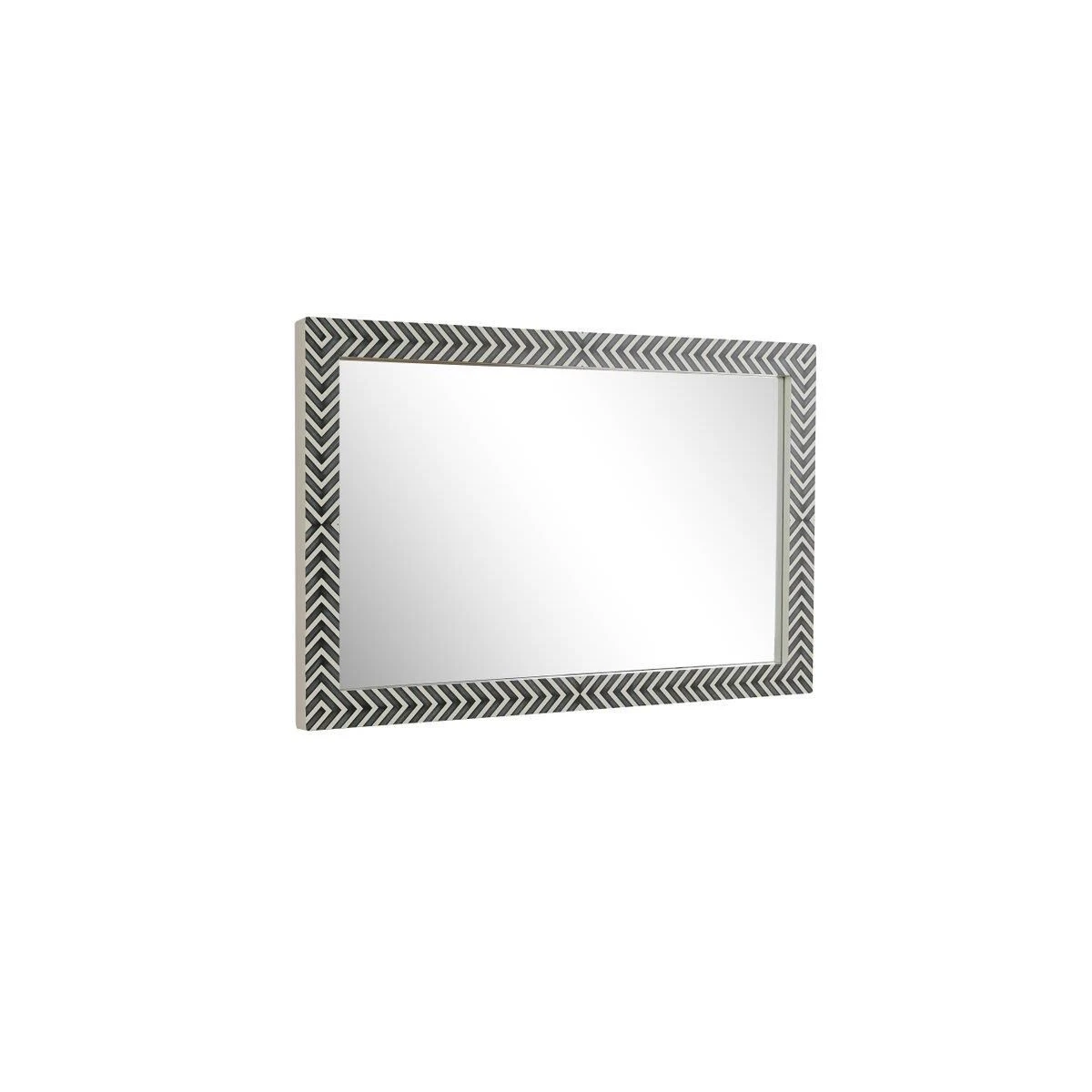 Rectangular Mirror 48x30 Inch In Chevron Wall Mirror By Elegant Decor 7 Rectangular Mirror 48x30 Inch In Chevron Wall Mirror By Elegant Decor - Image 7