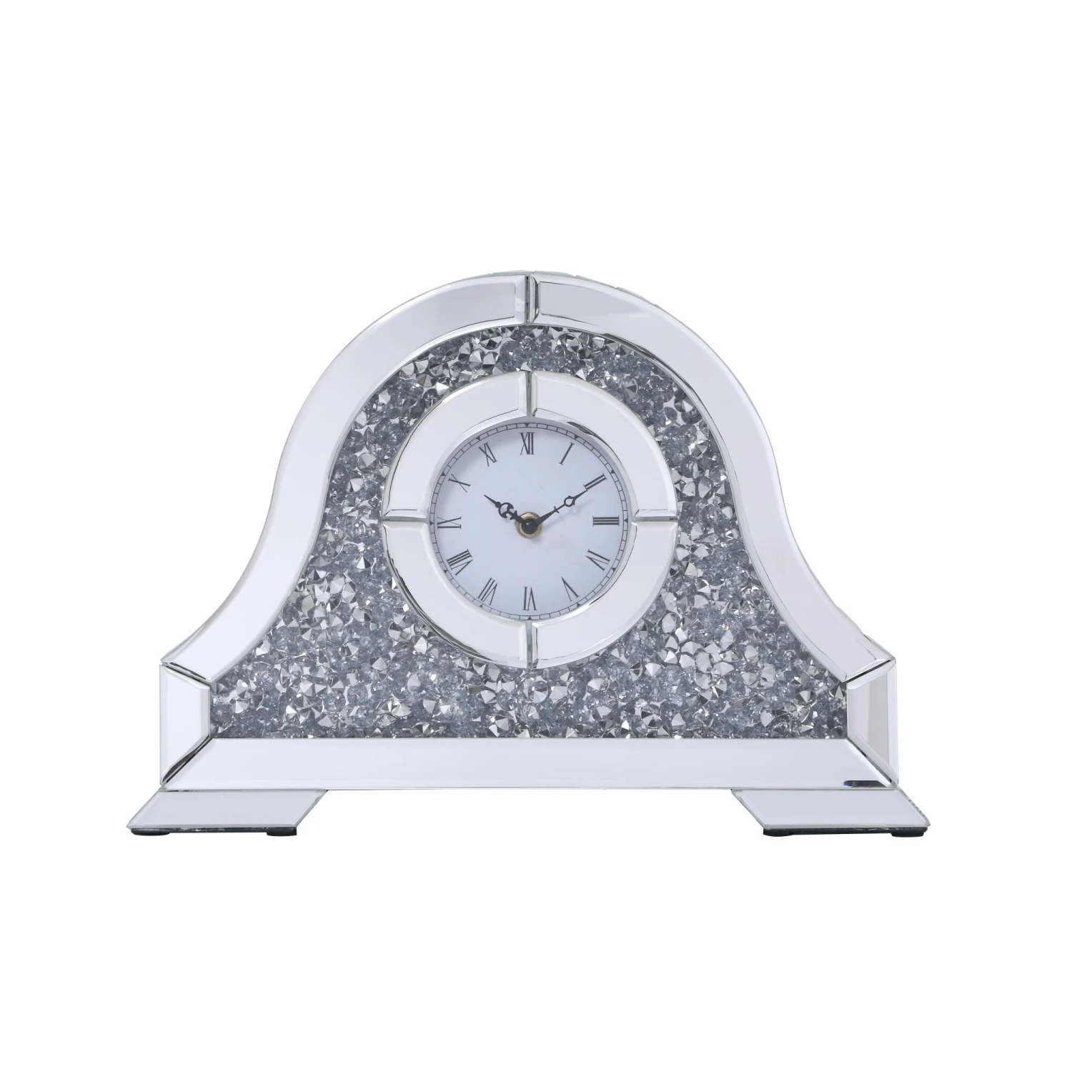 Sparkle Table Clock By Elegant Decor 1 Sparkle Table Clock By Elegant Decor