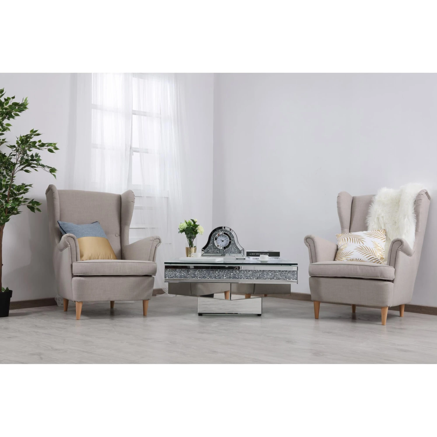 Sparkle Table Clock By Elegant Decor 3 Sparkle Table Clock By Elegant Decor - Image 3