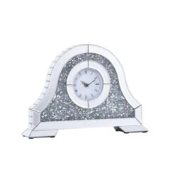 Sparkle Table Clock By Elegant Decor 12 Sparkle Table Clock By Elegant Decor -Home Accessories Sales Elegant Decor MR9240 3