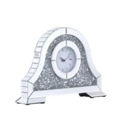 Sparkle Table Clock By Elegant Decor 13 Sparkle Table Clock By Elegant Decor -Home Accessories Sales Elegant Decor MR9240 4