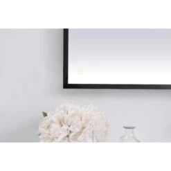 Pier LED Lighted Mirrors By Elegant Decor 26 Pier LED Lighted Mirrors By Elegant Decor -Home Accessories Sales Elegant Decor MRE63640BK 5