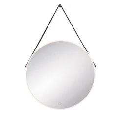 LED STRAP EDGELIT ROUND MIRROR LED Lighted Mirrors By Eurofase Lighting