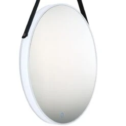 LED STRAP EDGELIT ROUND MIRROR LED Lighted Mirrors By Eurofase Lighting -Home Accessories Sales Eurofase Lighting 35885 016 M1