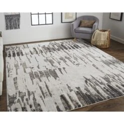 Vancouver Area Rug By Feizy -Home Accessories Sales Feizy VNR39FIFGRYCHLF00 3