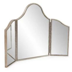 Vivian Trifold Vanity Mirror Decorative Mirrors By Howard Elliott Collection -Home Accessories Sales Howard Elliott Collection 15216 3