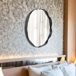 Ripley Round Mirror Decorative Mirrors By Howard Elliott Collection -Home Accessories Sales Howard Elliott Collection 19137 6