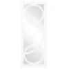Dynasty Mirror - Glossy White Decorative Mirrors By Howard Elliott Collection