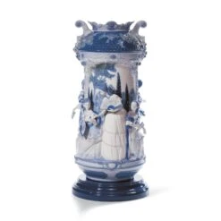 Ladies In The Garden Vase-Urn By Lladro