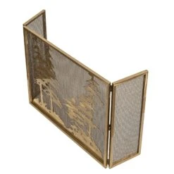 56"W X 28"H Tall Pines Fireplace Screen Fireplace Screen By Meyda Lighting