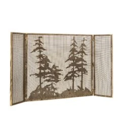 56"W X 28"H Tall Pines Fireplace Screen Fireplace Screen By Meyda Lighting -Home Accessories Sales Meyda Lighting 254039X10 4