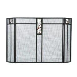 Pine Branch Fireplace Screen By Meyda Lighting