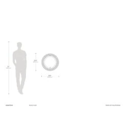 Windsor LED Lighted Mirrors By Nova Of California -Home Accessories Sales Nova of California 4111472CH 4