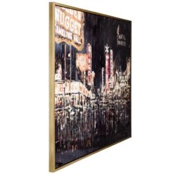 Retro Vegas 1950 Fremont Alternative Wall Art By Stylecraft -Home Accessories Sales Stylecraft DW39142DS 04