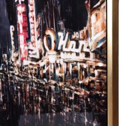 Retro Vegas 1950 Fremont Alternative Wall Art By Stylecraft -Home Accessories Sales Stylecraft DW39142DS 05