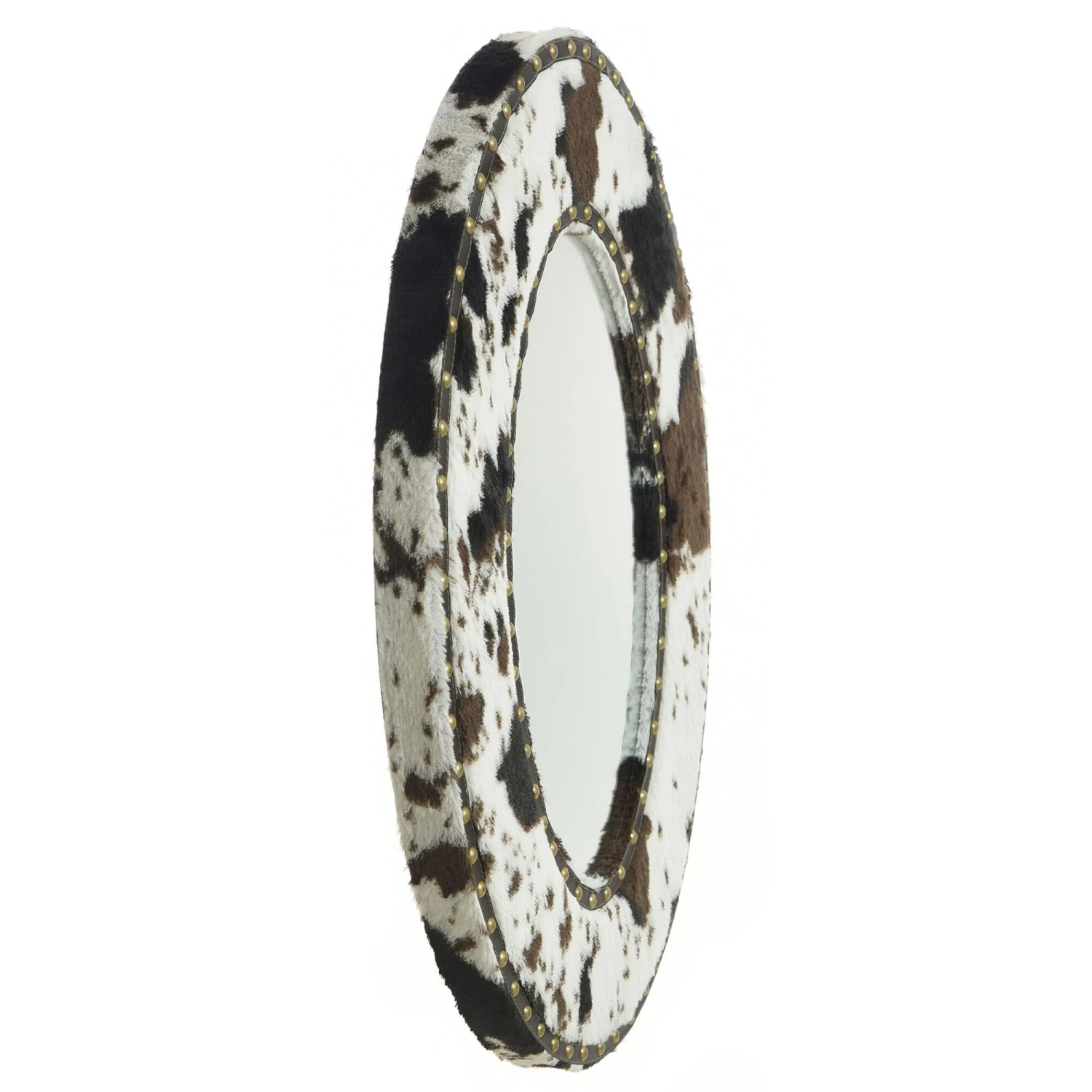 Cow Hide Decorative Mirrors By Stylecraft 2 Cow Hide Decorative Mirrors By Stylecraft - Image 2