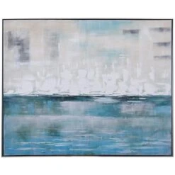 Aqua Horizon Painting By Stylecraft