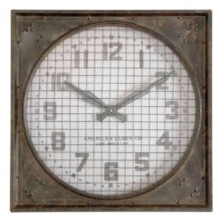 Warehouse Clock Wall Clock By Uttermost