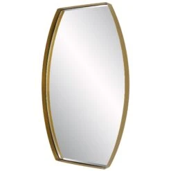 Uttermost Portal Modern Brass Mirror Decorative Mirrors By Uttermost -Home Accessories Sales Uttermost 09745 A1 ANGLE