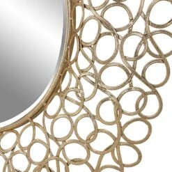 Swirl Round Mirror Decorative Mirrors By Uttermost 14 Swirl Round Mirror Decorative Mirrors By Uttermost -Home Accessories Sales Uttermost 09850 A4 DETAIL