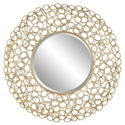 Swirl Round Mirror Decorative Mirrors By Uttermost 17 Swirl Round Mirror Decorative Mirrors By Uttermost -Home Accessories Sales Uttermost 09850 C