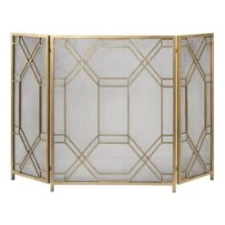 Uttermost Rosen Gold Fireplace Screen Fireplace Screen By Uttermost