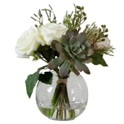 Uttermost Belmonte Floral Bouquet & Vase Vase-Urn By Uttermost