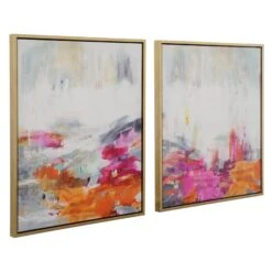 Uttermost Color Theory Framed Abstract Art Set/2 Print By Uttermost