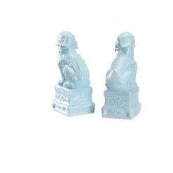 Hawaiian Breeze Foo Dogs Figurine By Wildwood